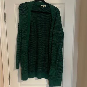 Green Knit Women's Sweater